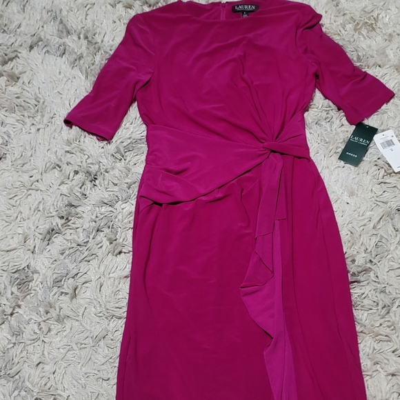 Lauren Ralph Lauren Twisted - Knot Jersey Dress - Picture 4 of 9